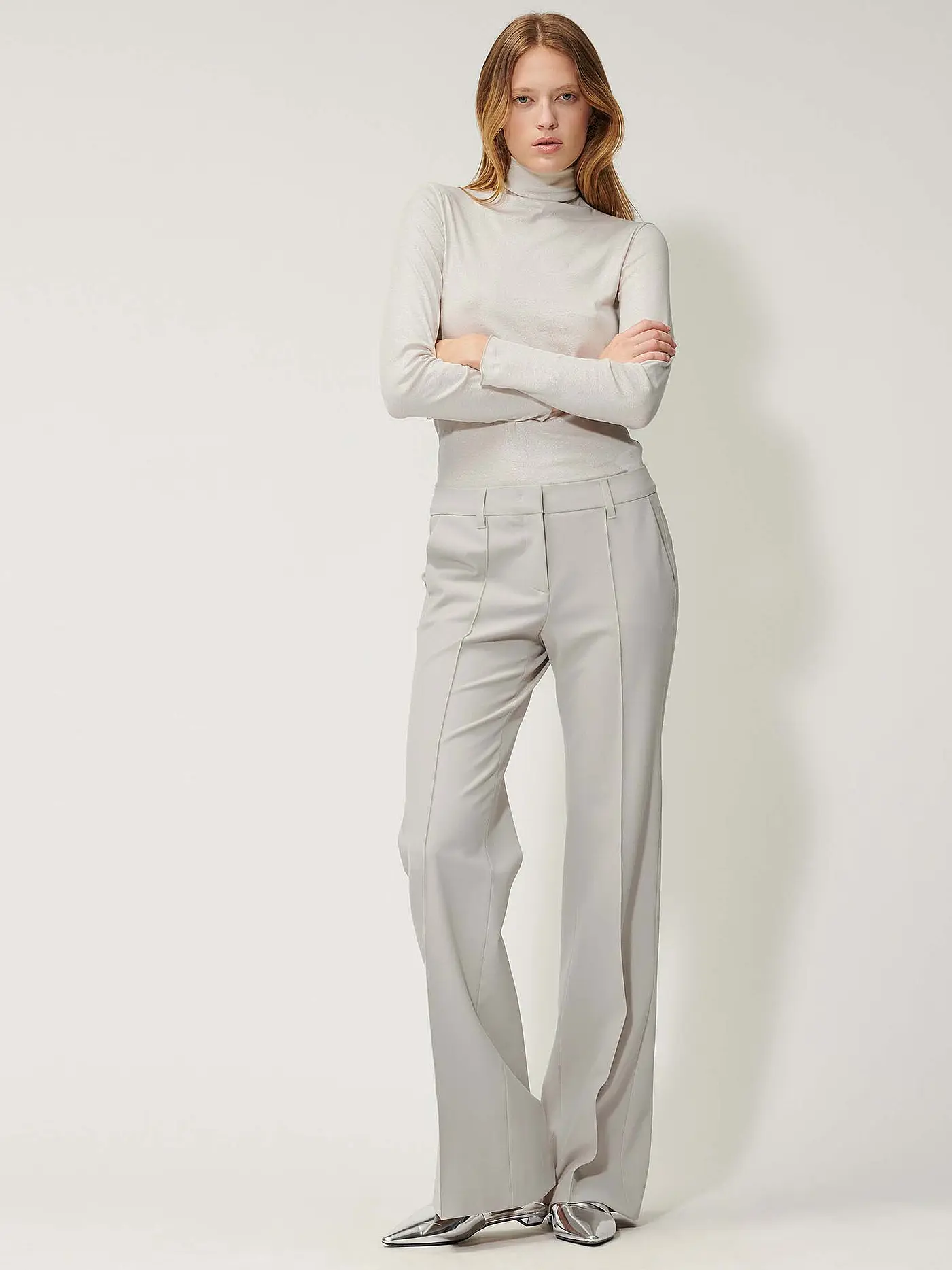 LUISA CERANO | Rollkragenshirt | beige